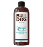 Bulldog Skincare Peppermint & Eucalyptus Shower Gel for Men, Natural, Refreshing Men's Shower Gel, 500 ml