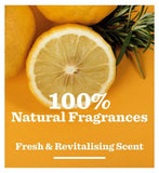 Bulldog Skincare Lemon & Bergamot Shower Gel for Men, Natural, Refreshing Men's Shower Gel, 500 ml