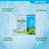 Simple Kind to Skin Micellar Biodegradable Cleansing Wipes 20 Wipes