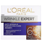 L'Oreal Paris Wrinkle Expert 65+ Night Cream Moisturiser 50ml