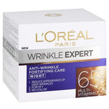 L'Oreal Paris Wrinkle Expert 65+ Night Cream Moisturiser 50ml