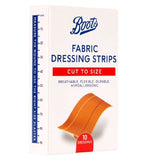 Boots Cut To Size Fabric Dressing Strips - 10 Pack