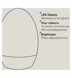 Tommee Tippee GroEgg2 Gentle Glow Night Light and Digital Colour Changing Room Thermometer with Temperature Display