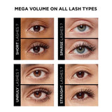 L’Oreal Paris Air Volume Mega Mascara, Waterproof, black