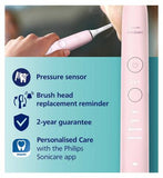 Philips Sonicare Electric Toothbrush DiamondClean 9000 Pink with App Connect HX9911/53