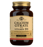 Solgar Calcium Citrate with Vitamin D3 - 60 Tablets