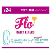 Flo Natural Bamboo Liners Daily Ultra-Thin 24