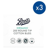 Pack of 3 Boots cotton buds round tip 200