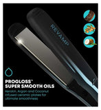 REVAMP Wide Ultra X Shine Ceramic Hair Straightener