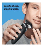 Braun Series 5 Electric Shaver with Charging Stand and 2 Easy Click Attachments - White 50-W4650cs