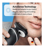 Braun Series 5 Electric Shaver with Charging Stand and 2 Easy Click Attachments - White 50-W4650cs