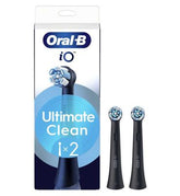 Oral-B iO™ Ultimate Clean Black Replacement Electric Toothbrush Heads 2 Pack