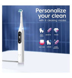 Oral-B iO8™ Electric Toothbrush - White Alabaster with Limited Edition Travel Case