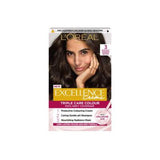 L’Oréal Paris Excellence Crème Permanent Hair Dye, Up to 100% Grey Hair Coverage, 3 Natural Darkest Brown