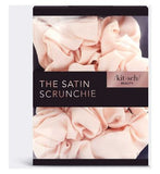 Kitsch Satin Sleep Scrunchies 5s - Blush