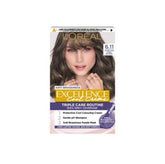L’Oréal Paris Excellence Cool Crème Permanent Hair Dye, Long-lasting Anti-Brassiness Colour, 6.11 Ultra Ash Dark Blonde