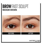 Maybelline Express Brow Fast Sculpt Eyebrow Gel, Shapes & Colours Eyebrows, All Day Hold Brow Mascara