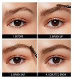 Maybelline Express Brow Fast Sculpt Eyebrow Gel, Shapes & Colours Eyebrows, All Day Hold Brow Mascara