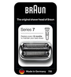 Braun Series 7 Electric Shaver Head Replacement - Silver 73S