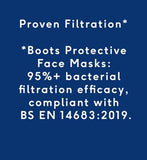 Boots 3PLY Protective Type IIR Face Mask - 5 Pack