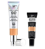IT Cosmetics Your Skin But Better CC+ Cream - Neutral Tan & Bye Bye Under Eye Concealer - Medium Natural