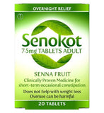 Senokot 7.5mg Tablets Adult Senna Laxative for Constipation - 20 pack