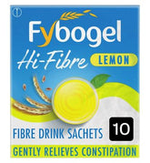 Fybogel Hi-Fibre Lemon Constipation Relief 10 Sachets