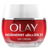 Olay Regenerist Day Face Cream Ultra Rich Moisturiser with Niacinamide, Peptides & Shea Butter 50ml