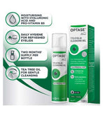 Optase Tea Tree Oil (TTO) Eyelid Cleansing Gel - Daily Eyelid Hygiene to Refresh and Revitalise - Preservative Free - 50ml