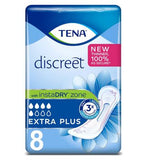 TENA Discreet Extra Plus Incontinence Pads for Bladder Weakness 8pk