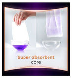 Always Discreet Boutique Underwear Incontinence Pants Plus Large Black - 48 Pants (6 pack bundle)