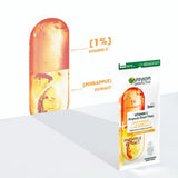 Garnier SkinActive Vitamin C Ampoule Sheet Mask Pineapple 15g