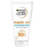 Garnier Ambre Solaire SPF 50 Super UV Anti-Age Face Sun Cream 50ml