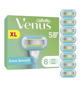 Gillette Venus Razor Blades, Extra Smooth 5 Blade Women’s Razor Blades X8