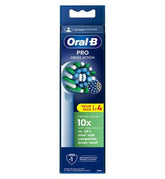Oral-B CrossAction Toothbrush Head with CleanMaximiser Technology, 4 Pack