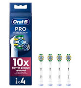 Oral-B FlossAction Toothbrush Head with CleanMaximiser Technology, 4 Pack