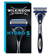 Wilkinson Sword Hydro 5 Razor For Men with Hydrating Gel & Precision Trimmer, Men's Razor for Routine Shaving