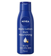 NIVEA Rich Nourishing Body Lotion for Dry Skin, Travel Size 75ml
