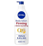 NIVEA Q10 Power 60+ Firming and Extra Nourishing Body Lotion with Argan Oil 400ml