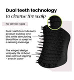 Tangle Teezer Scalp Exfoliator & Massager - Onyx Black