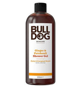 Bulldog Skincare Ginger & Patchouli Shower Gel for Men, Natural, Refreshing Men's Shower Gel, 500 ml