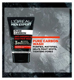 L'Oreal Men Expert Pure Carbon 3 in 1 Daily Face Wash 100ml
