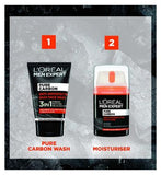 L'Oreal Men Expert Pure Carbon 3 in 1 Daily Face Wash 100ml