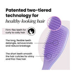 Tangle Teezer Naturally Curly Detangling Hairbrush, Purple Passion