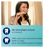 Philips Sonicare Electric Toothbrush Prestige 9900 Champagne with USB Charging Case & SenseIQ HX9992/11