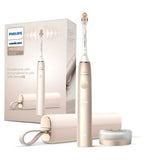 Philips Sonicare Electric Toothbrush Prestige 9900 Champagne with USB Charging Case & SenseIQ HX9992/11