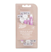 Boots Smooth Care Triple Blade Disposable Razors 4pk