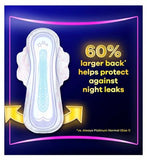 Always Platinum Secure Night (Size 4) Pads Wings 14 Sanitary Towels