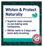 Arm and Hammer 100% Natural Baking Soda Toothpaste with Whitening Protection 75ml