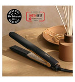 Panasonic EH-HS0E Nanoe™ Hair Straightener for Flawless Style, Single Stroke Straightening (Black/Champagne Gold)